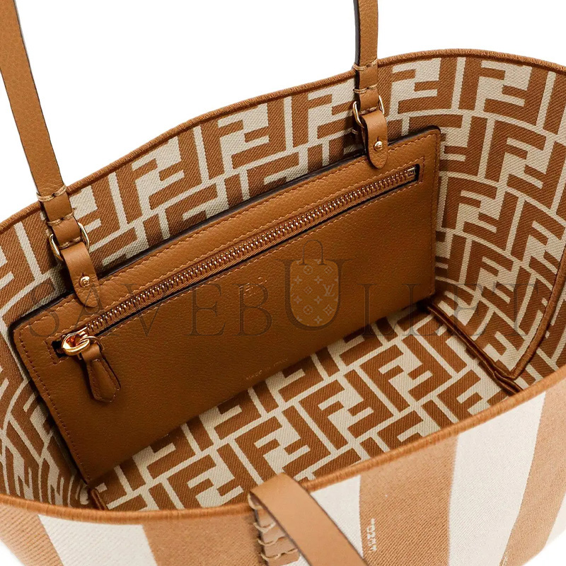 F**di small roll striped tote bag 8bh424as86 (22*18*14cm)